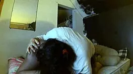 Sexydagger Pipes Petite Ebony SlipperyCherry in Rough Doggystyle Cum on Ass