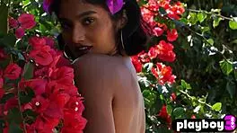 all natural milf angel constance poses naked outdoor