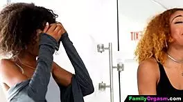 stepdaughters trade pussies in group session to earn forgiveness