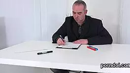 hey, why did this sweet girl get poked by her old instructor like that?