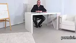 hey, why did this sweet girl get poked by her old instructor like that?