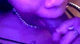 Ebony Couple Enjoys Intimate Facial Session