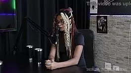 i made a compilado of naomi campos in preliminares podcast with bia hot