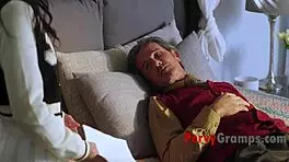 Old Man Stuffs His Wrinkly Pickle Inside Teen 18+