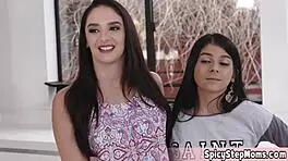 Nympho milf goddess sadie pop having a free use pussy day and her stepdaughter is helping