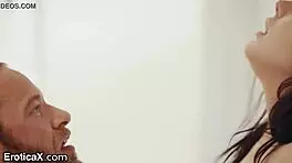 horny brunette fulfills deepest desires with big cock