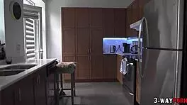 Cute Teen Babe Nailed By Two Dudes In Threesome