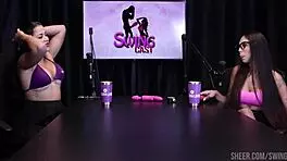 Compilation of Didy Reis casting Tifany Rocha in sheer red lingerie