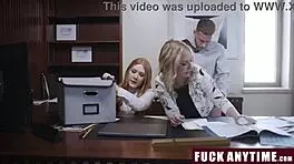 Milf Boss Allows Employees to Use Her