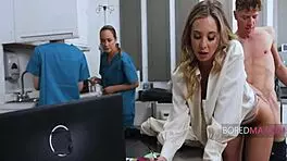 Boss lady gets fucked by stranger without noticing, so hot!