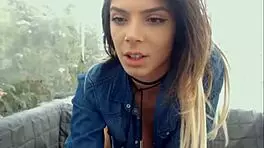 I am a hot girl having fun on webcam outdoors