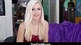 hey, check out this skinny blonde teen's big ass anal creampie! 🔥