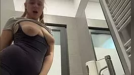 Want to try fucking in the public toilet?