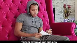 Booty Teen 18+ager RIDES BBC in Wild Interracial Action