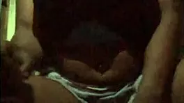 ebony milf flashes huge tits 😍