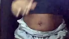 ebony milf flashes huge tits 😍