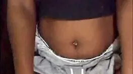 ebony milf flashes huge tits 😍