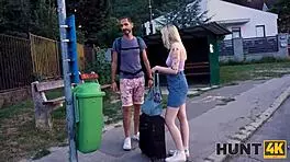 Hunt4k Shows Dirty Girl in Passionate Public Sex for Cash with Outdoor Cuckold Action