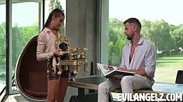 Big Stepfamily Orgy with Blowjobs, Squirting, and Petite Teens