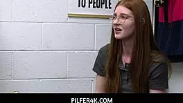 Nerdy Ginger Jane Rogers Uses Her Body To Get Out Of Trouble