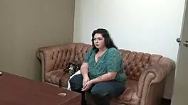 Mia Marks BBW Casting With Big Tits And Ass In California