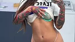 Big Titty Latina's Wild Orgasm Quickie!