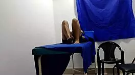 look at this hot slut taking off her clothes, showing her huge curvy tits and big ass shaking