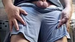 Naughty Naked Man Exhibits Big Cock in Porn Videos and Photos for Voyeurs - Bad Wolf28