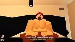 Roblox Reinforcing Friendship With Sex In Cowgirl Riding And Cumshot