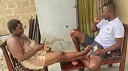 Blowjob on her first date with big black cock oops