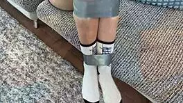 bound and teased on the countertop of desire