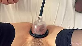 First Time Using Pump On Pussy And Cumming Hard