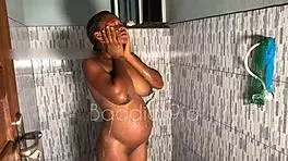 sexy pregnant teen model with huge natural tits begs for hot sex in amateur scene