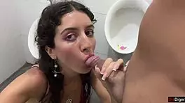 I Got Cum on My Face in a Public Locker Room and Did a Cumwalk by the Waterfall