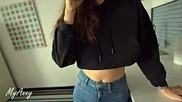 Curvy Girlfriend Seduces Friend with Blowjob to Creampie