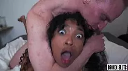 She moans while riding and fucking in quick homemade session