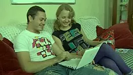 Beautiful Big Tits Teen Rides Monster Cock With Anal Fingering