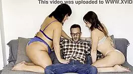 Valentina Bianco & Montse Swinger Sharing a Big Dick, So Hot! 🔥