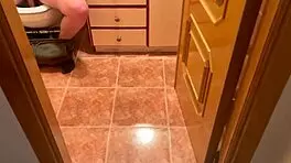 I Gave Dirty Blowjob In Toilet To Submissive Latina Babe.