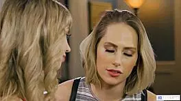 lesbian couple carter cruise and mackenzie moss enjoy intimate moments