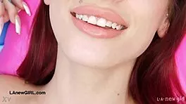 i'm a red haired model showing off my sexy body in this photoshoot interview.