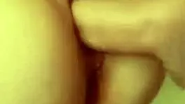 casada takes double cumshots in wild dp session