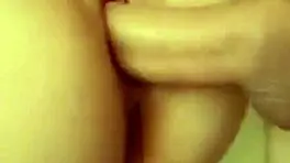 casada takes double cumshots in wild dp session