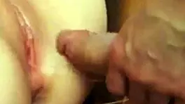 casada takes double cumshots in wild dp session