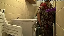horny stepmom tells stepson to lick her pussy in the kitchen 😏