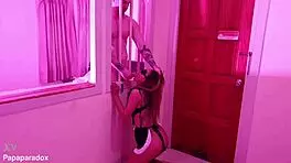 Sex Yoga Asian Thai Hotwife While Hubby Play Videogames in First Time Casting