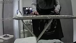 desperate housewife feels orgasm at home during work day