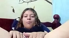 Intense Latina Masturbation With Rich Palette And Small Tits