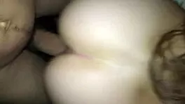 is this sexy petite blonde getting her pussy fucked doggystyle from behind in pov?