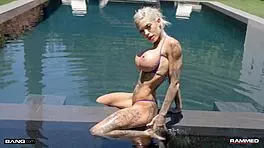 Chantal Danielle's Bikini Encounter with a Big Surprise